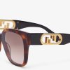 Donna Fendi Occhiali Da Sole | O'Lock Marrone