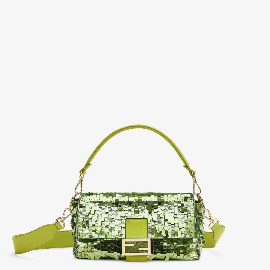 Donna Fendi Borse A Spalla E A Tracolla | Baguette Verde