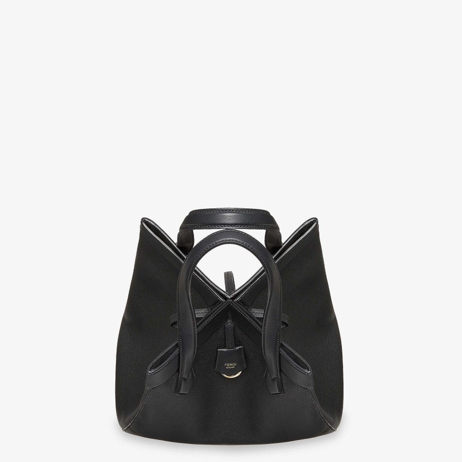 Donna Fendi Borse A Secchiello | Fendi Origami Grande Nero