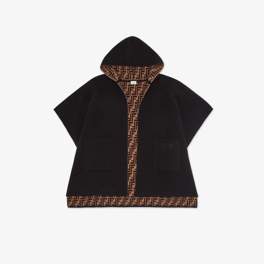 Bambini Fendi Accessori | Capo Junior Nero