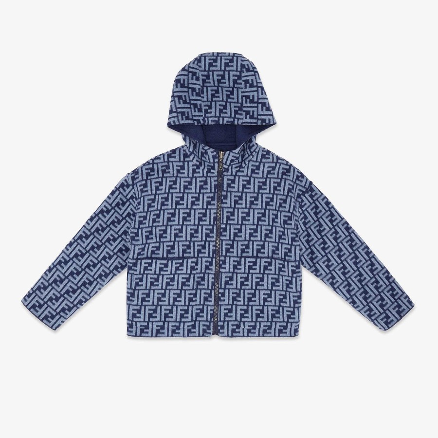 Bambini Fendi Abbigliamento | Giacca Junior Blu