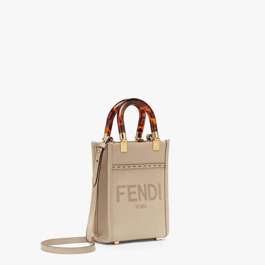 Donna Fendi Mini Borse | Mini Borsa Sunshine Beige