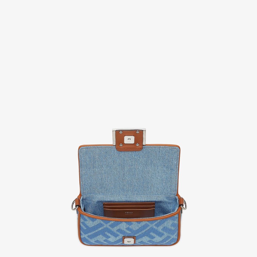 Donna Fendi Borse A Spalla E A Tracolla | Baguette Mini Azzurro