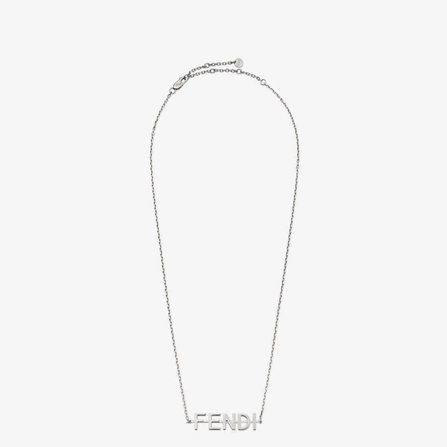 Uomo Fendi Collane | Collana Fendigrafia Argento