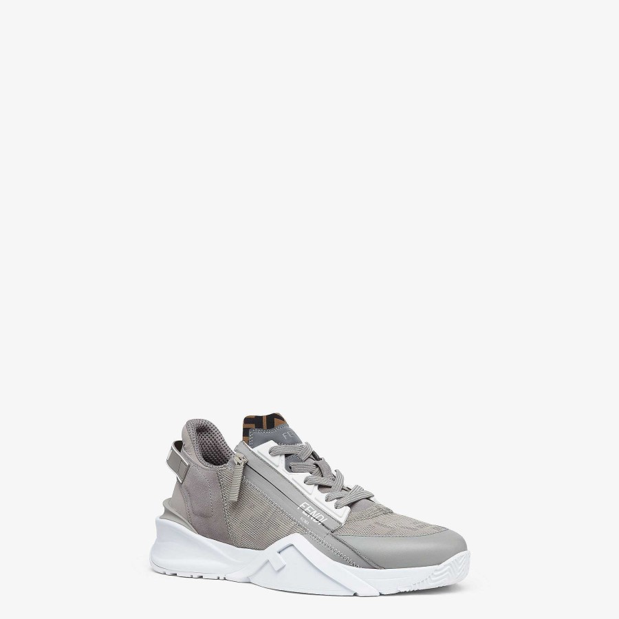 Uomo Fendi Sneakers | Fendi Flow Grigio