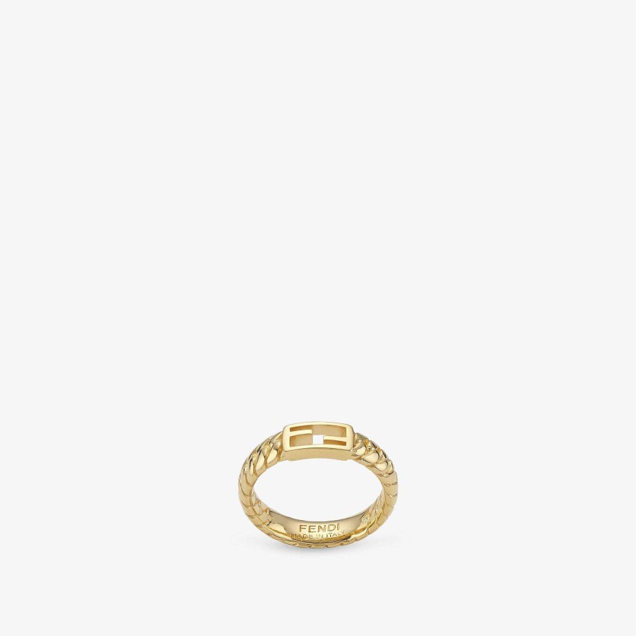 Donna Fendi Anelli | Anello Baguette Oro