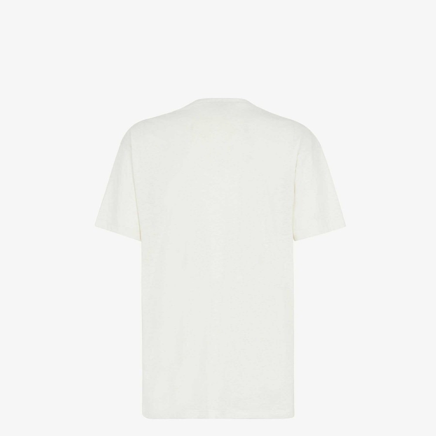 Donna Fendi T-Shirt E Felpe | Maglietta Bianco