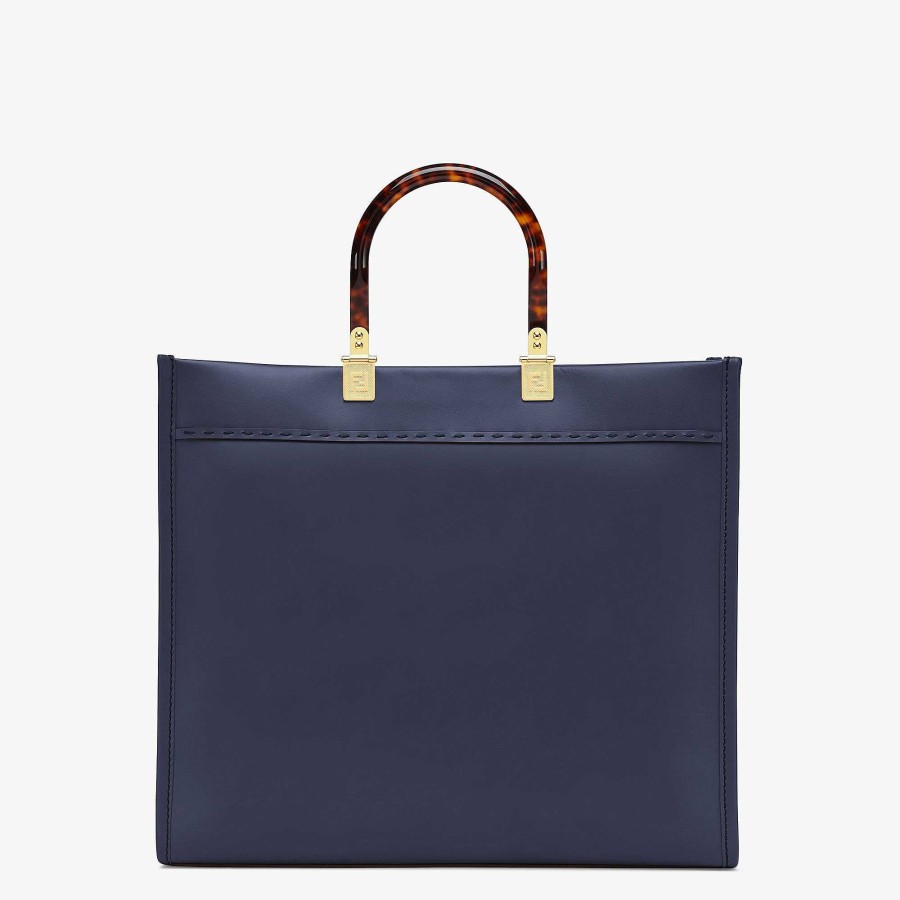 Donna Fendi Borse Tote | Fendi Sole Medio Blu