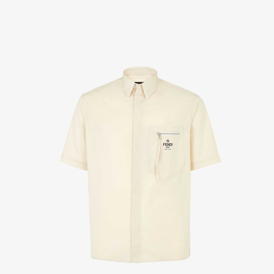 Uomo Fendi Camicie | Camicia Beige