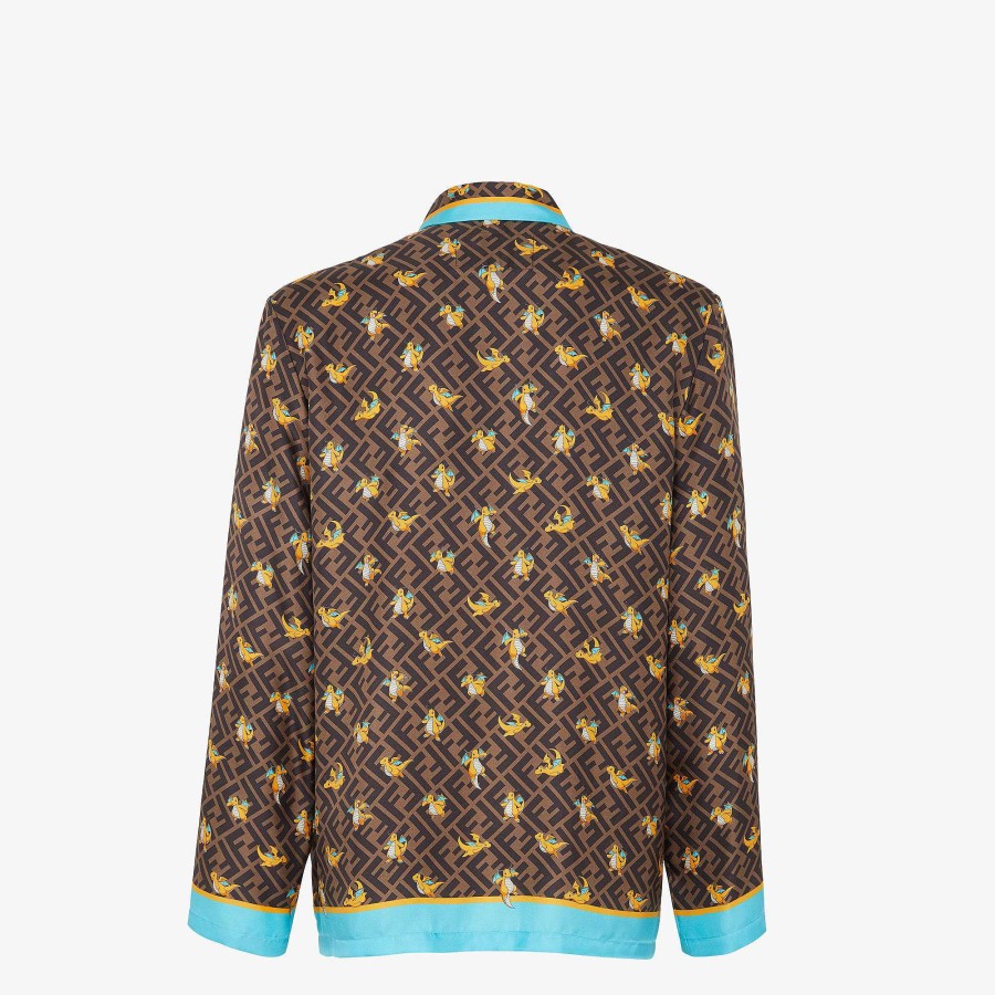 Fendi X Frgmt X Pokémon Fendi | Camicia Marrone