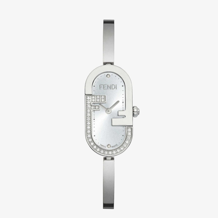 Donna Fendi Bracciali | O'Lock Verticale Argento