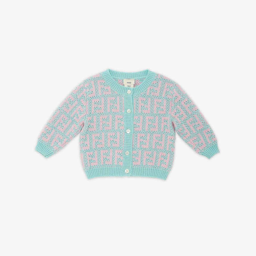 Bambini Fendi Neonata | Cardigan Per Bebe Multicolore