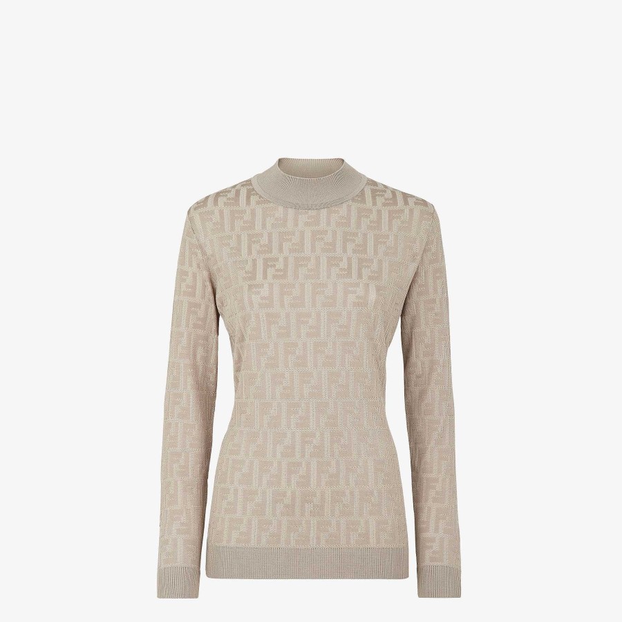 Donna Fendi Maglieria | Maglione Beige