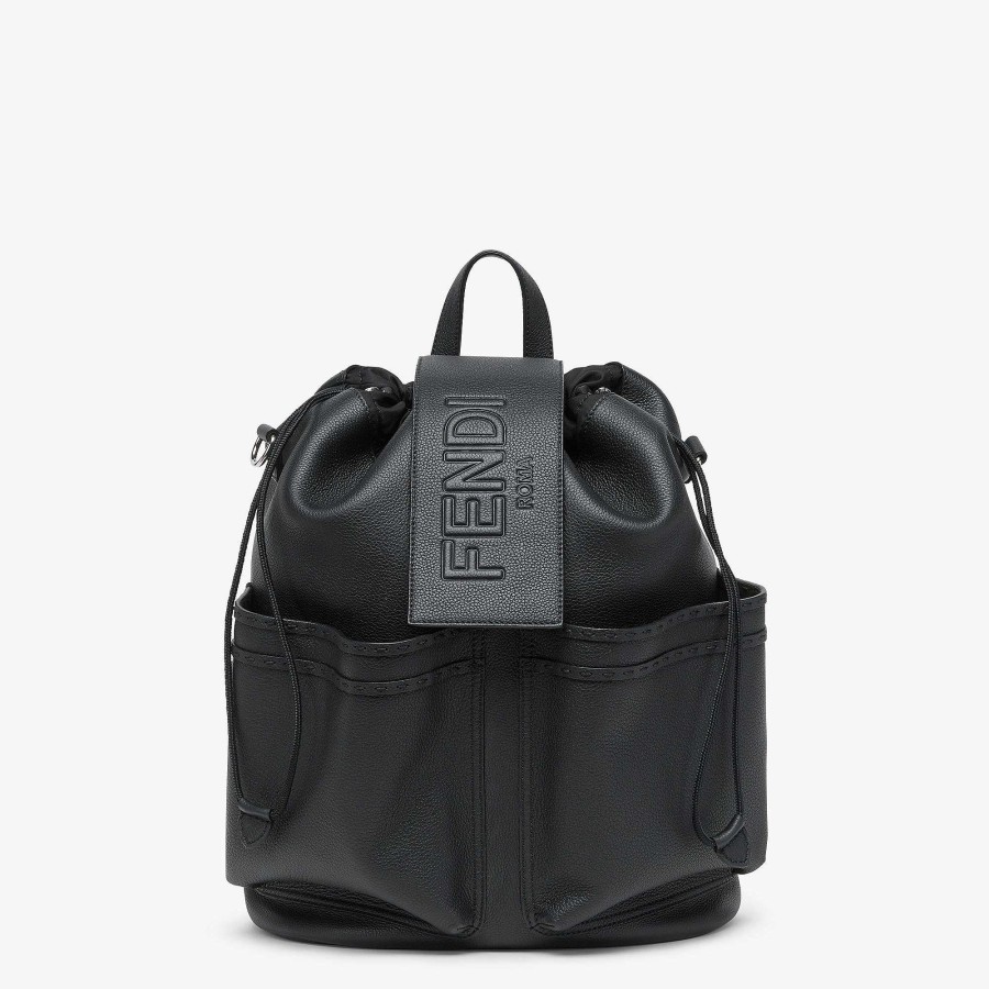 Uomo Fendi Timeless | Fendi Strike Medio Nero