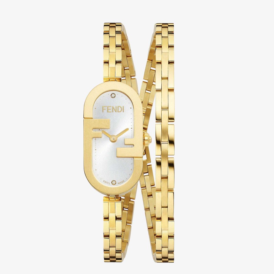 Donna Fendi Bracciali | O'Lock Verticale Oro