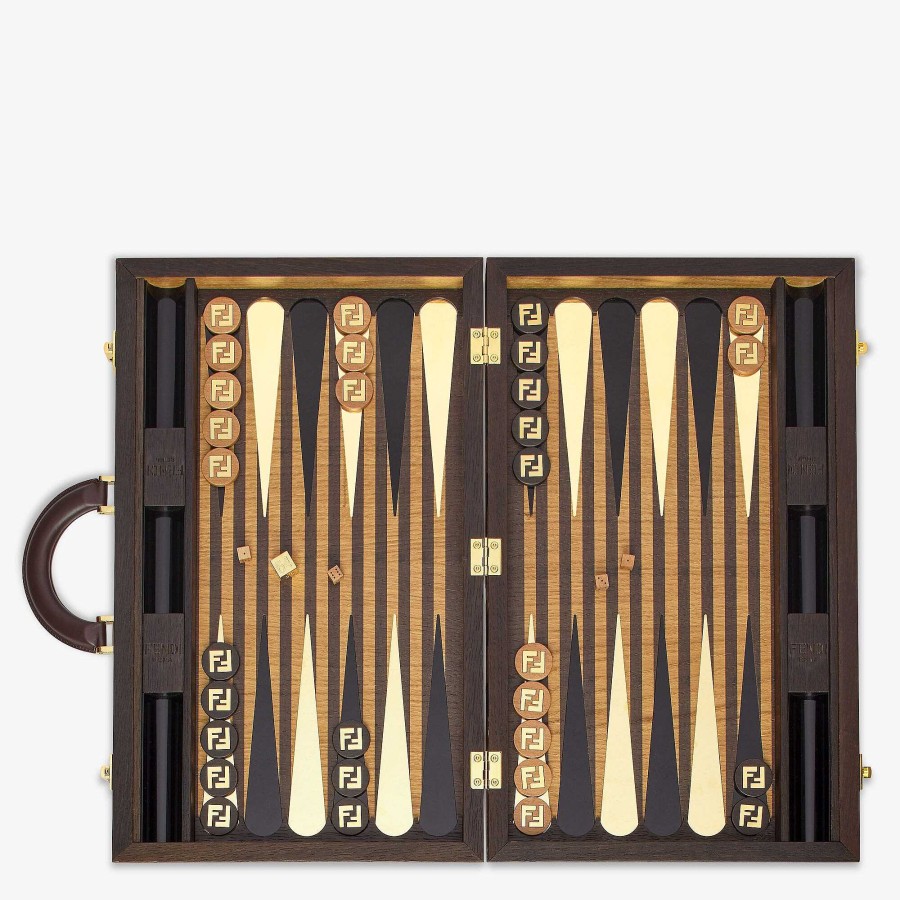 Arredamento Per La Casa E Stile Di Vita Fendi | Grande Set Da Backgammon Fendi Roma Multicolore