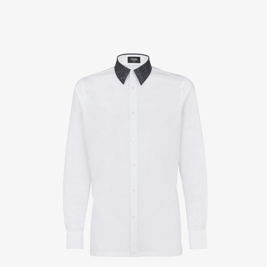 Uomo Fendi Camicie | Camicia Bianco