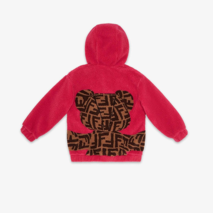 Bambini Fendi Abbigliamento | Felpa Junior Rosa