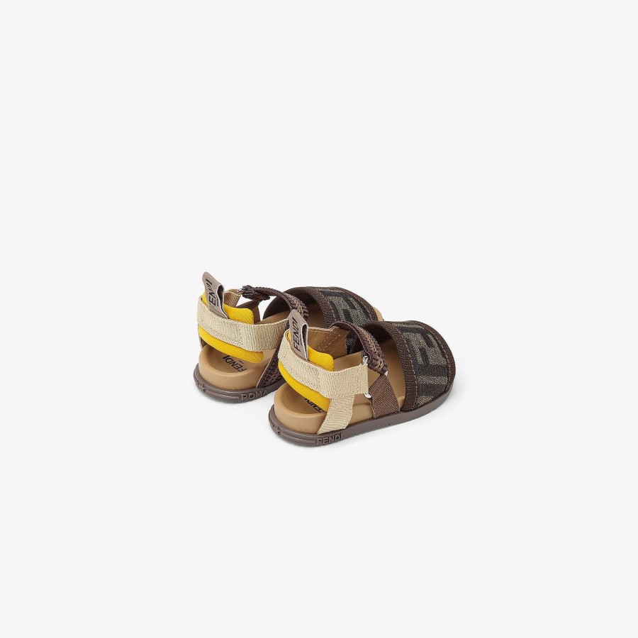 Bambini Fendi Scarpe | Sandali Primi Passi Multicolore