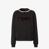 Donna Fendi T-Shirt E Felpe | Felpa Nero