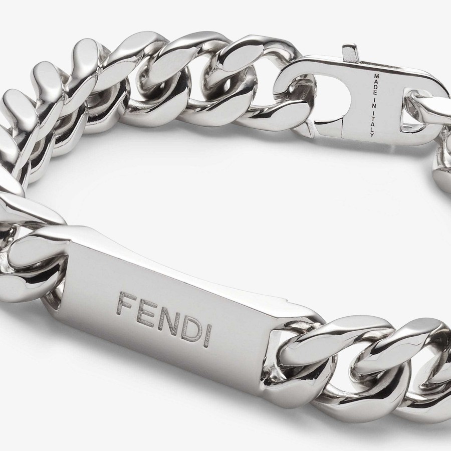 Uomo Fendi Bracciali | Bracciale Fendi Argento