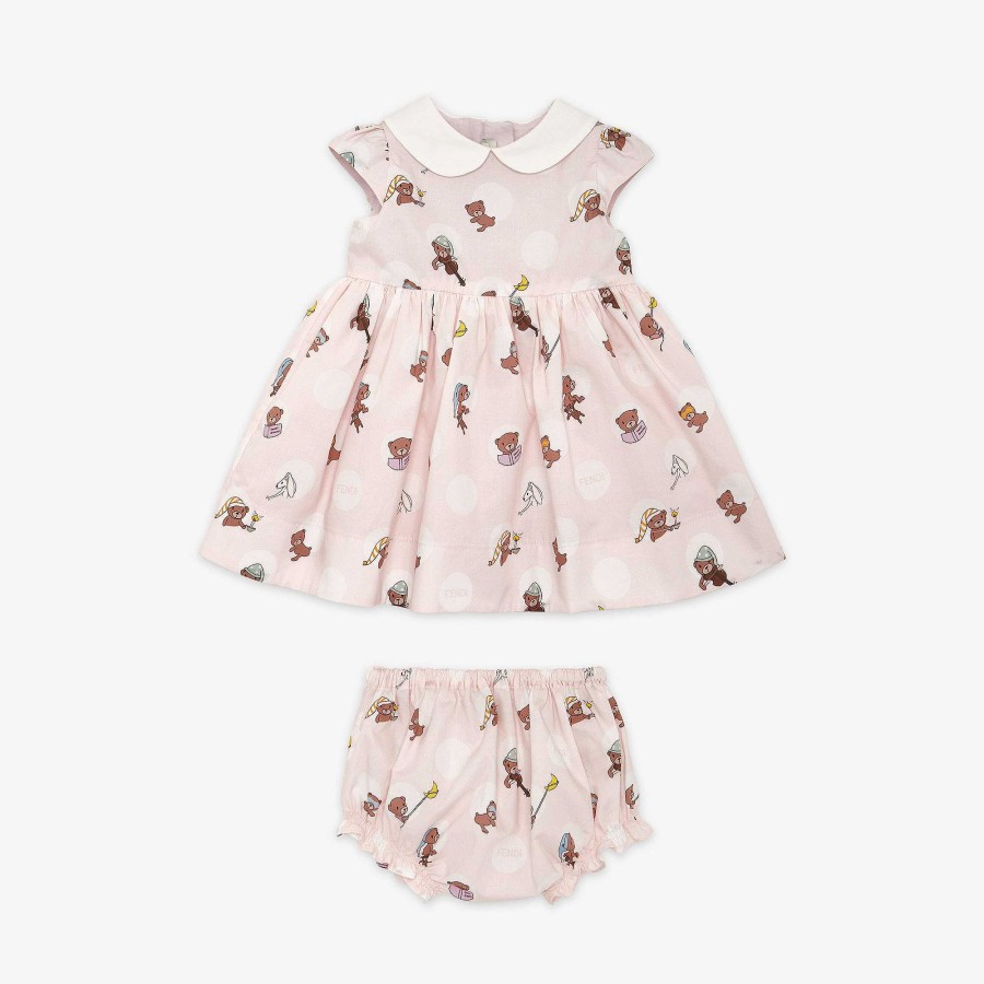 Bambini Fendi Neonata | Abito Da Bambino Multicolore