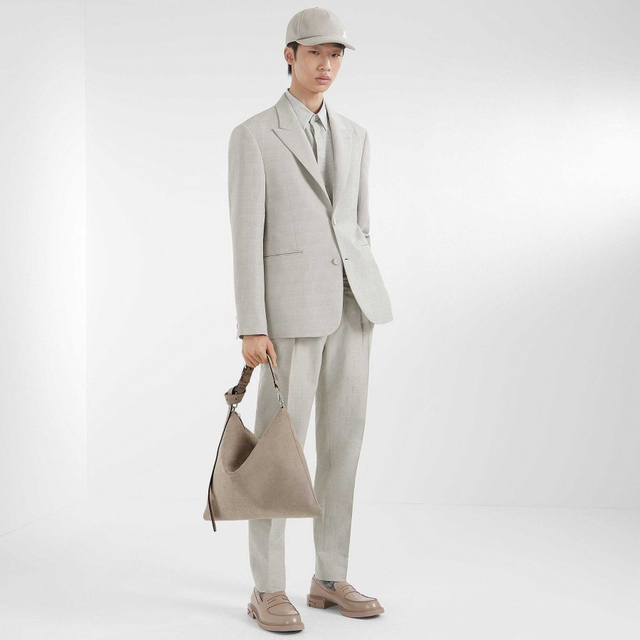 Uomo Fendi Giacche E Abiti | Giacca Beige