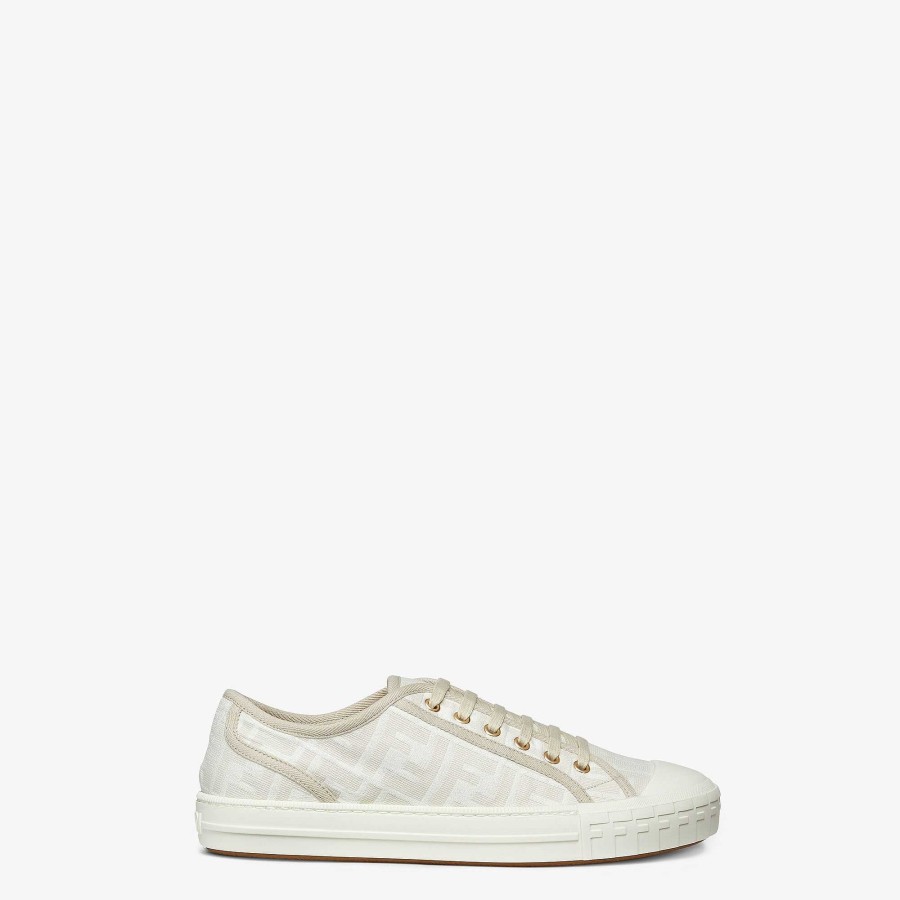 Uomo Fendi Sneakers | Fendi Domino Bianco