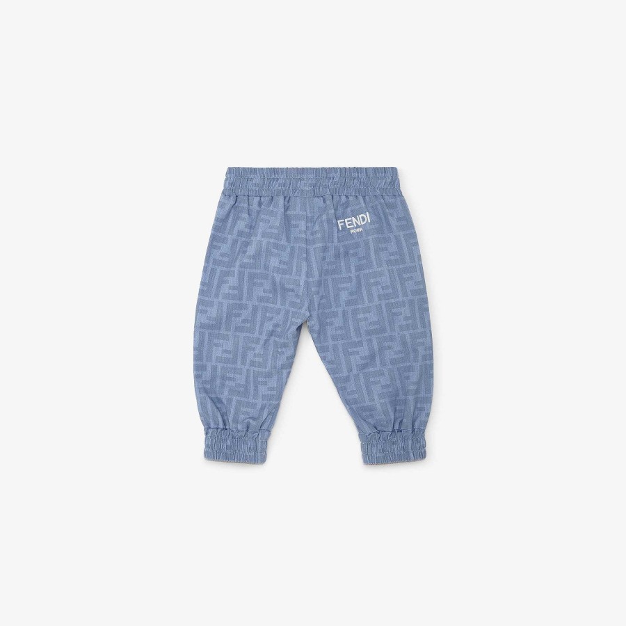 Bambini Fendi Neonato | Pantaloni Per Bambini Azzurro