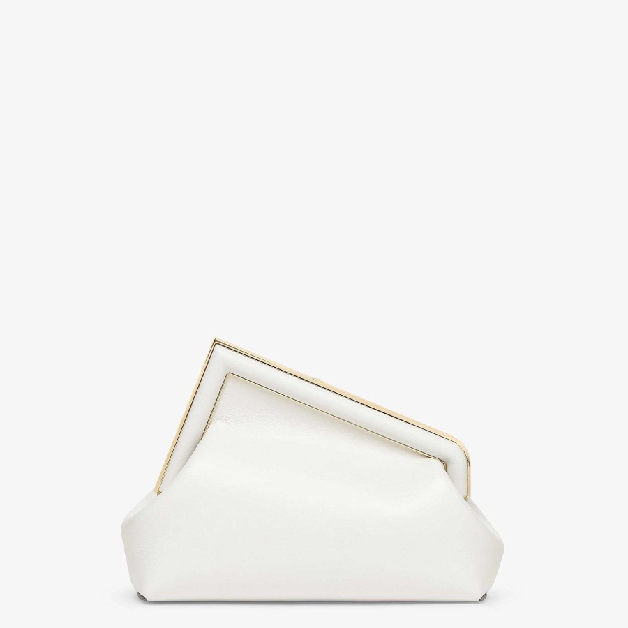 Donna Fendi Pochette E Pochette | Fendi Primo Midi Bianco