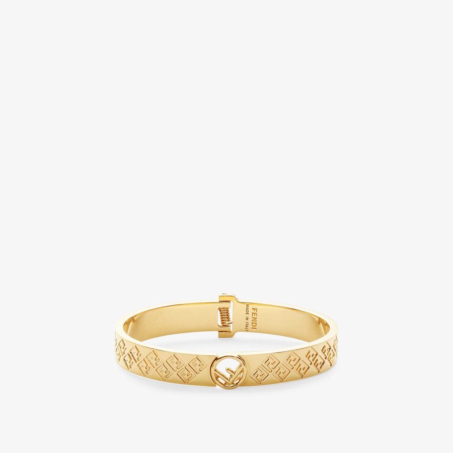 Donna Fendi Bracciali | Bracciale Ff Oro