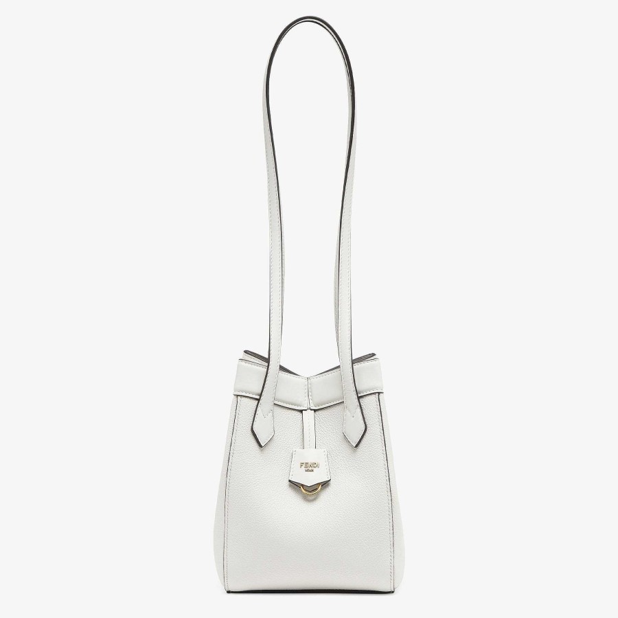 Donna Fendi Borse A Secchiello | Fendi Origami Mini Bianco