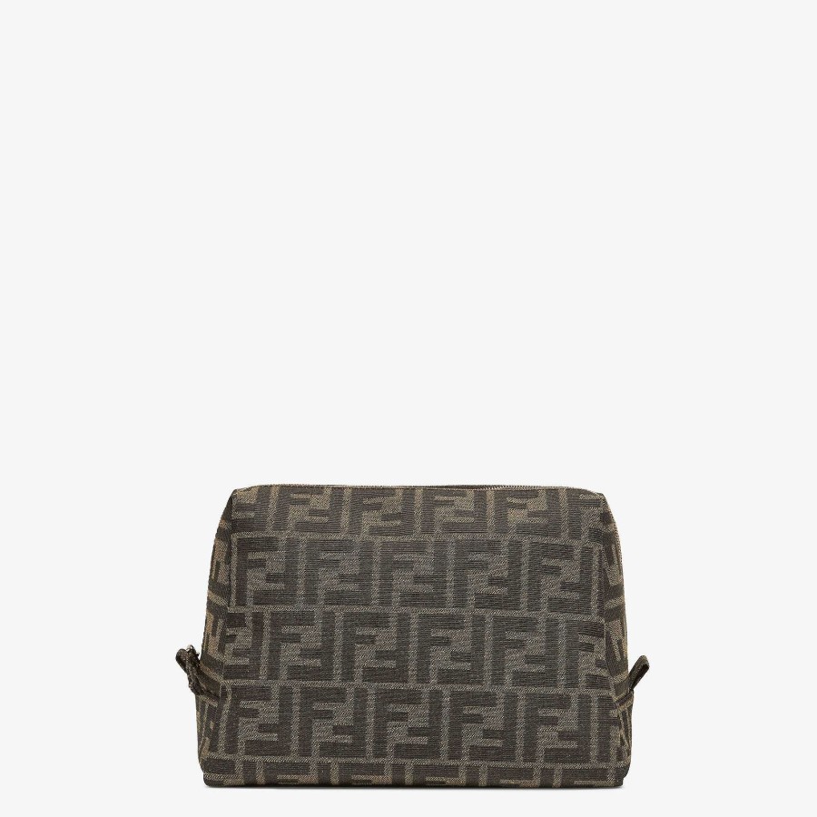 Donna Fendi Pochette | Beauty Case Medio Marrone