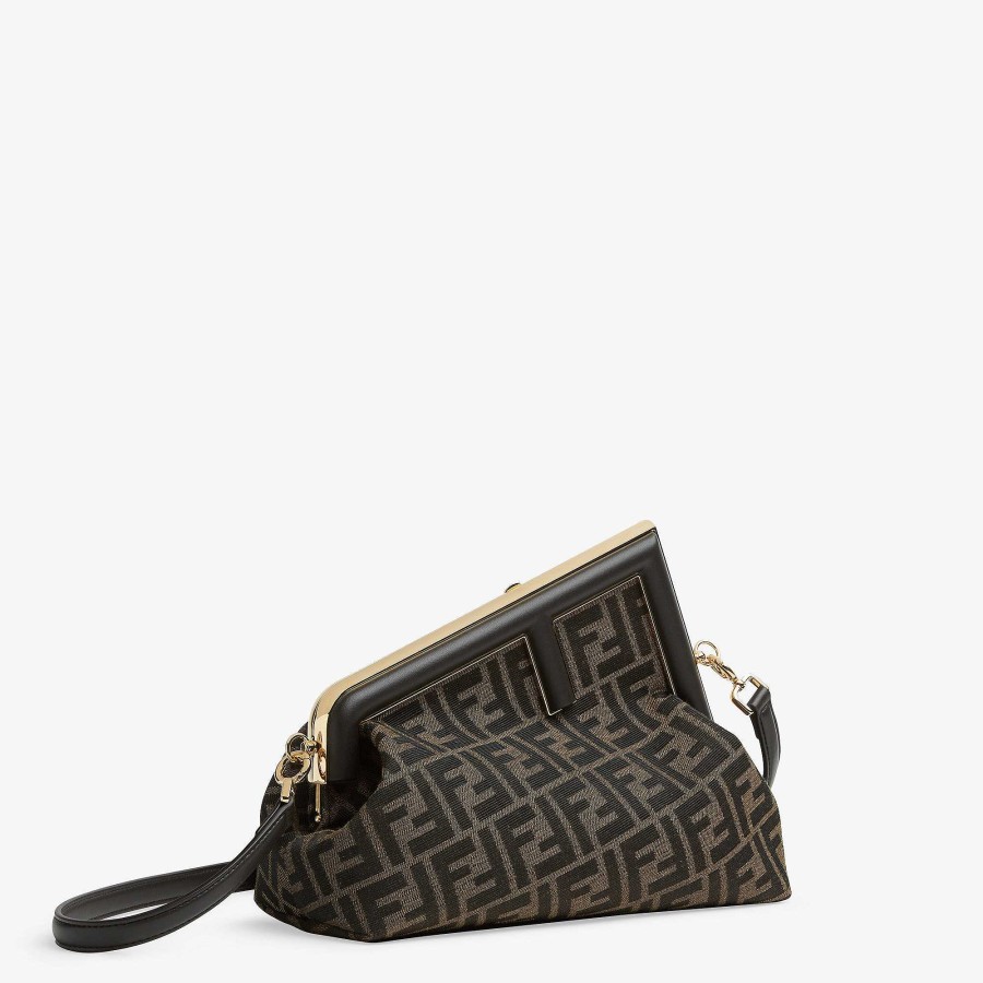 Donna Fendi Pochette E Pochette | Fendi Primo Midi Marrone