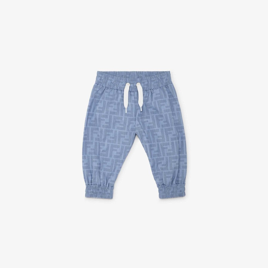 Bambini Fendi Neonato | Pantaloni Per Bambini Azzurro