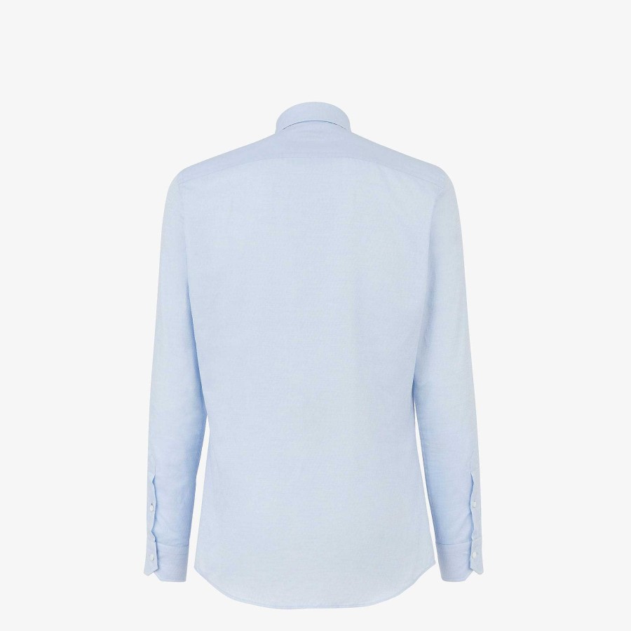 Uomo Fendi Camicie | Camicia Azzurro