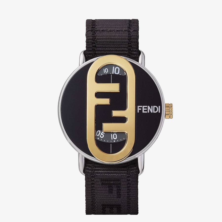 Uomo Fendi Orologi | O'Lock Rotondo Argento