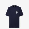 Uomo Fendi T-Shirt E Polo | Maglietta Blu