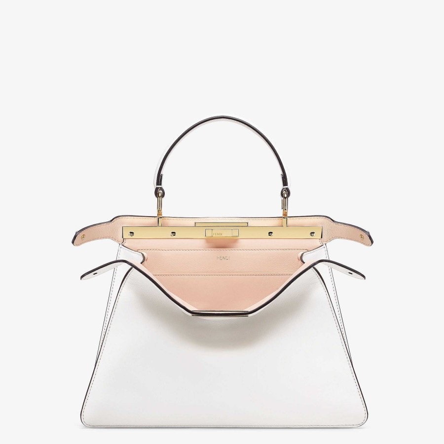 Donna Fendi Senza Tempo | Peekaboo Iseeu Medio Bianco