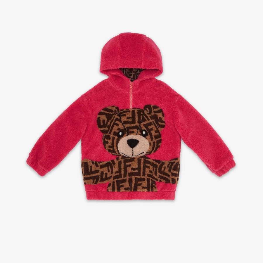 Bambini Fendi Abbigliamento | Felpa Junior Rosa