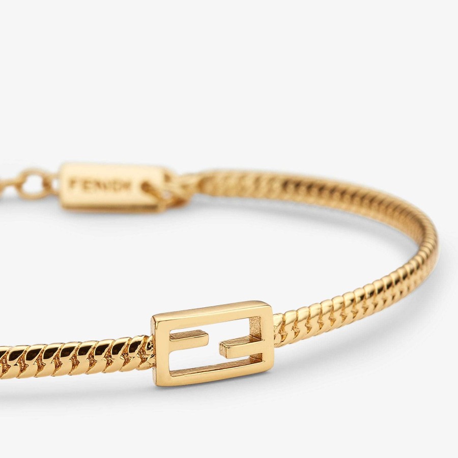 Donna Fendi Bracciali | Bracciale Baguette Oro