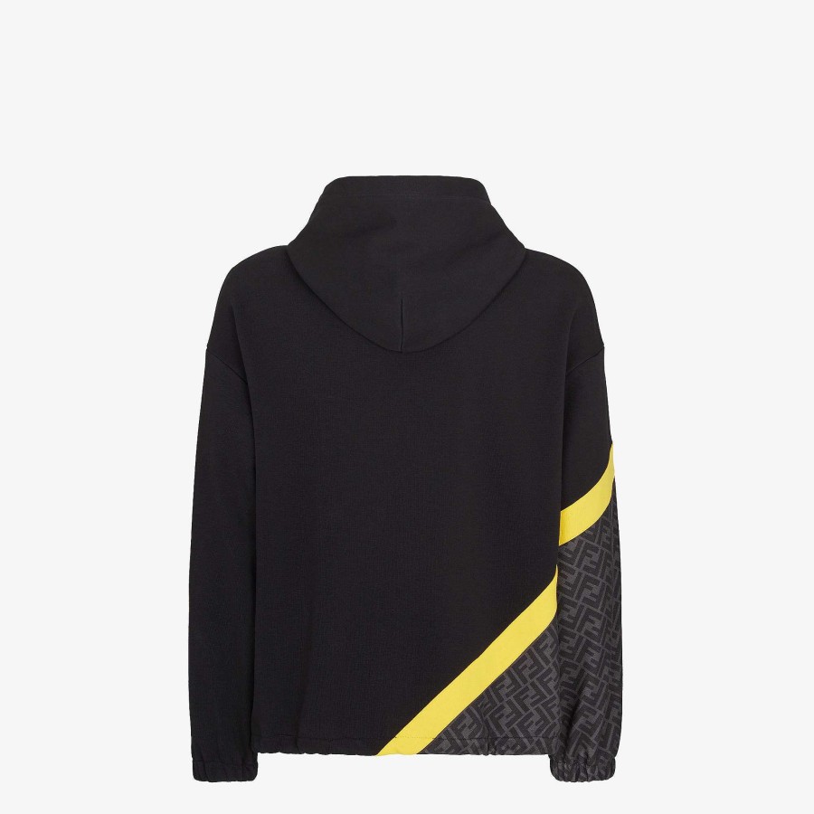 Uomo Fendi Activewear | Felpa Nero