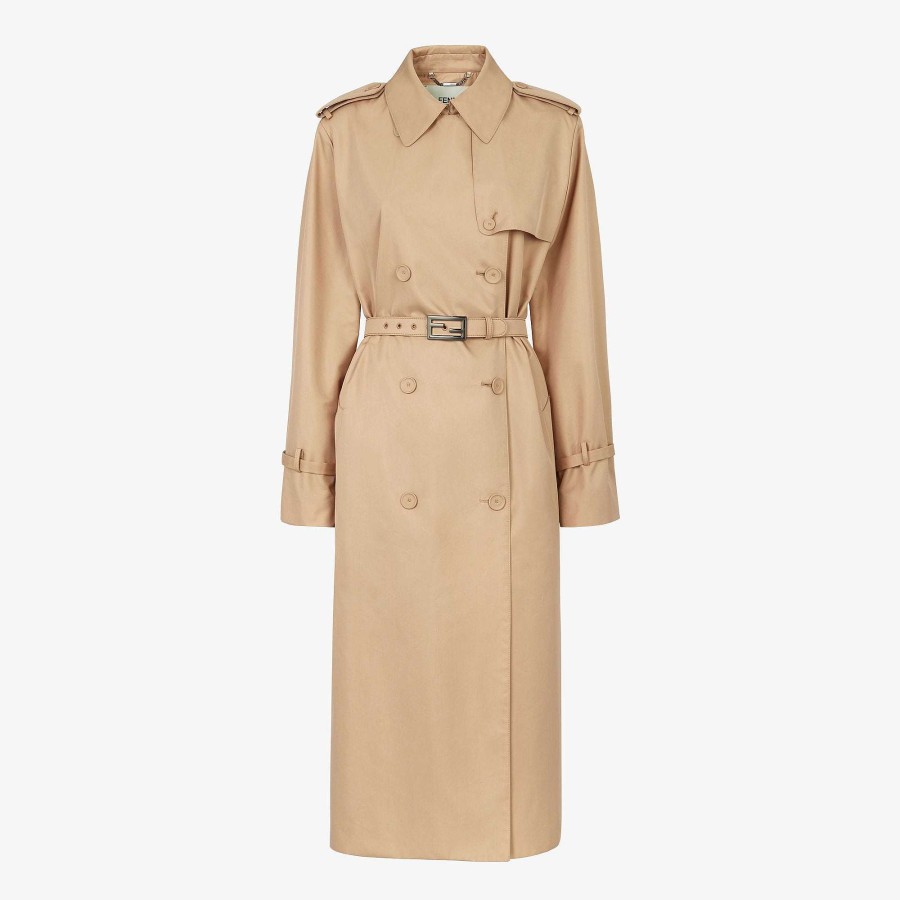 Donna Fendi Capispalla | Cappotto Beige