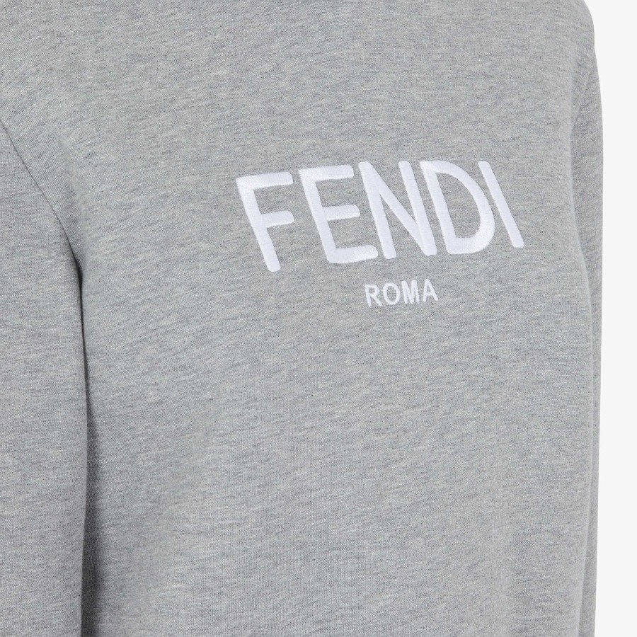 Donna Fendi T-Shirt E Felpe | Felpa Grigio