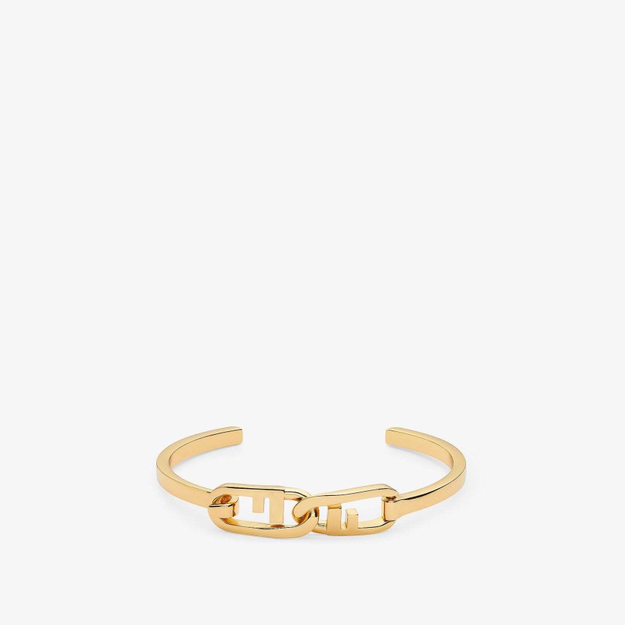 Donna Fendi Bracciali | Bracciale Fendi O'Lock Oro