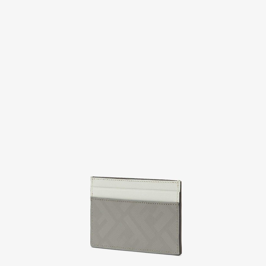 Uomo Fendi Portacarte | Portacarte Fendi Shadow Grigio