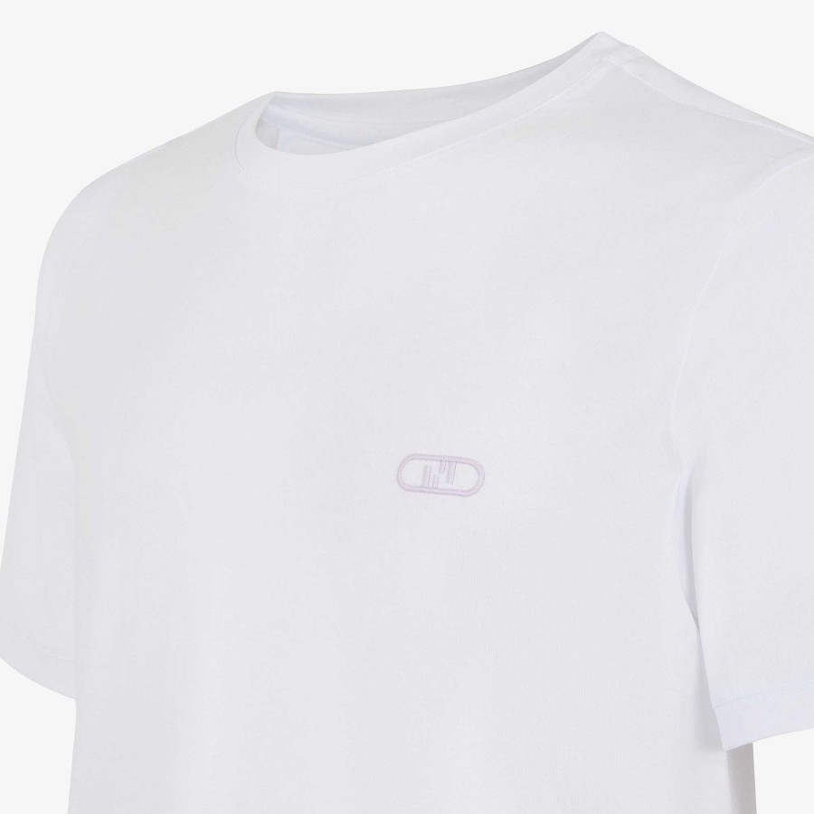 Uomo Fendi T-Shirt E Polo | Maglietta Bianco