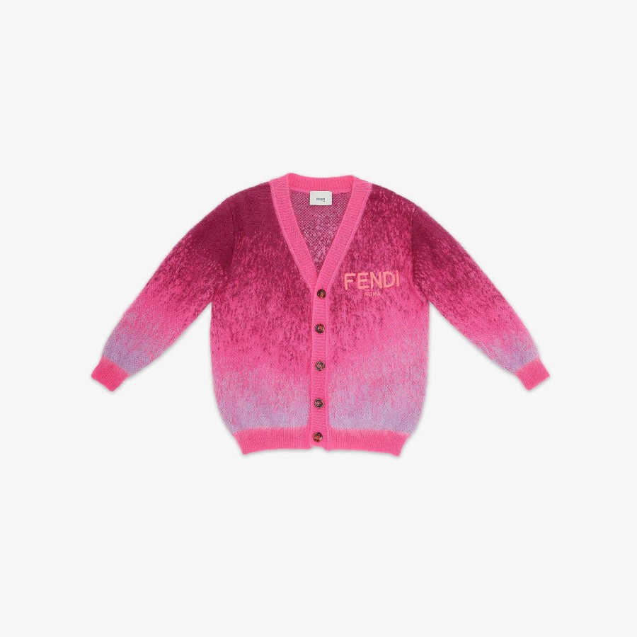 Bambini Fendi Abbigliamento | Cardigan Junior Multicolore