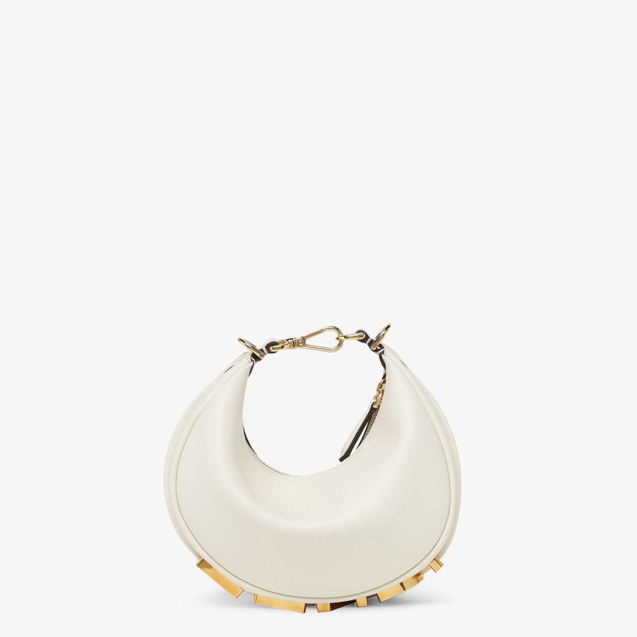 Donna Fendi Borse Hobo | Fendigrafia Mini Bianco