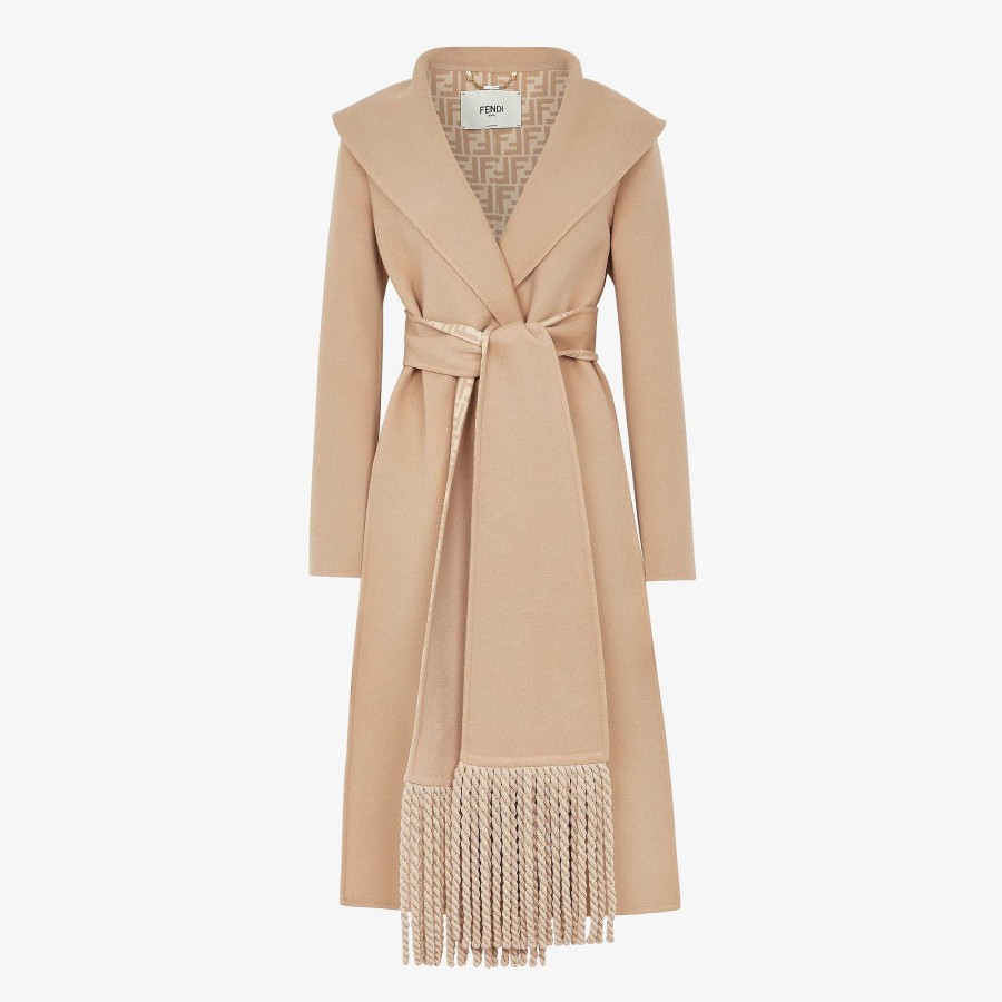 Donna Fendi Capispalla | Cappotto Beige